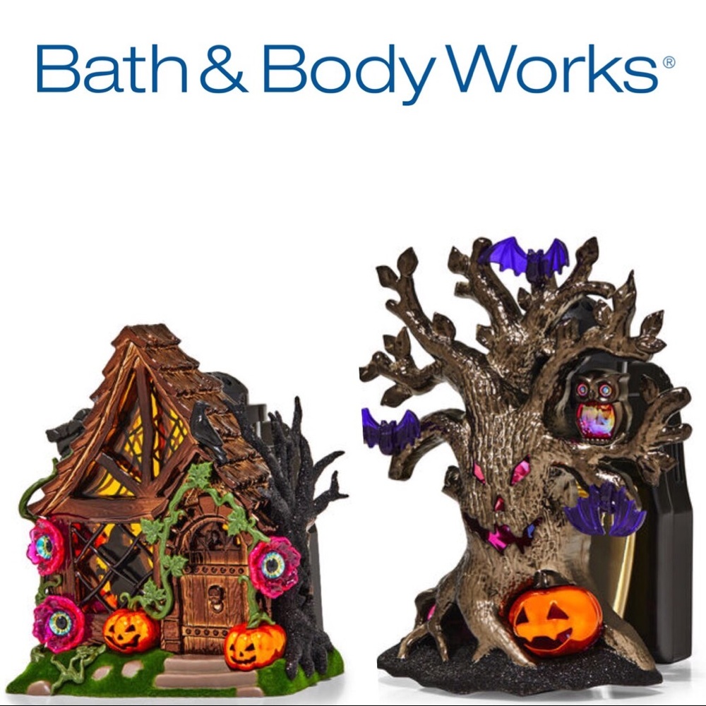 🎃 NEW WITCHES COTTAGE & MONSTER TREE NIGHTLIGHT PROJECTOR WALLFLOWER PLUGS